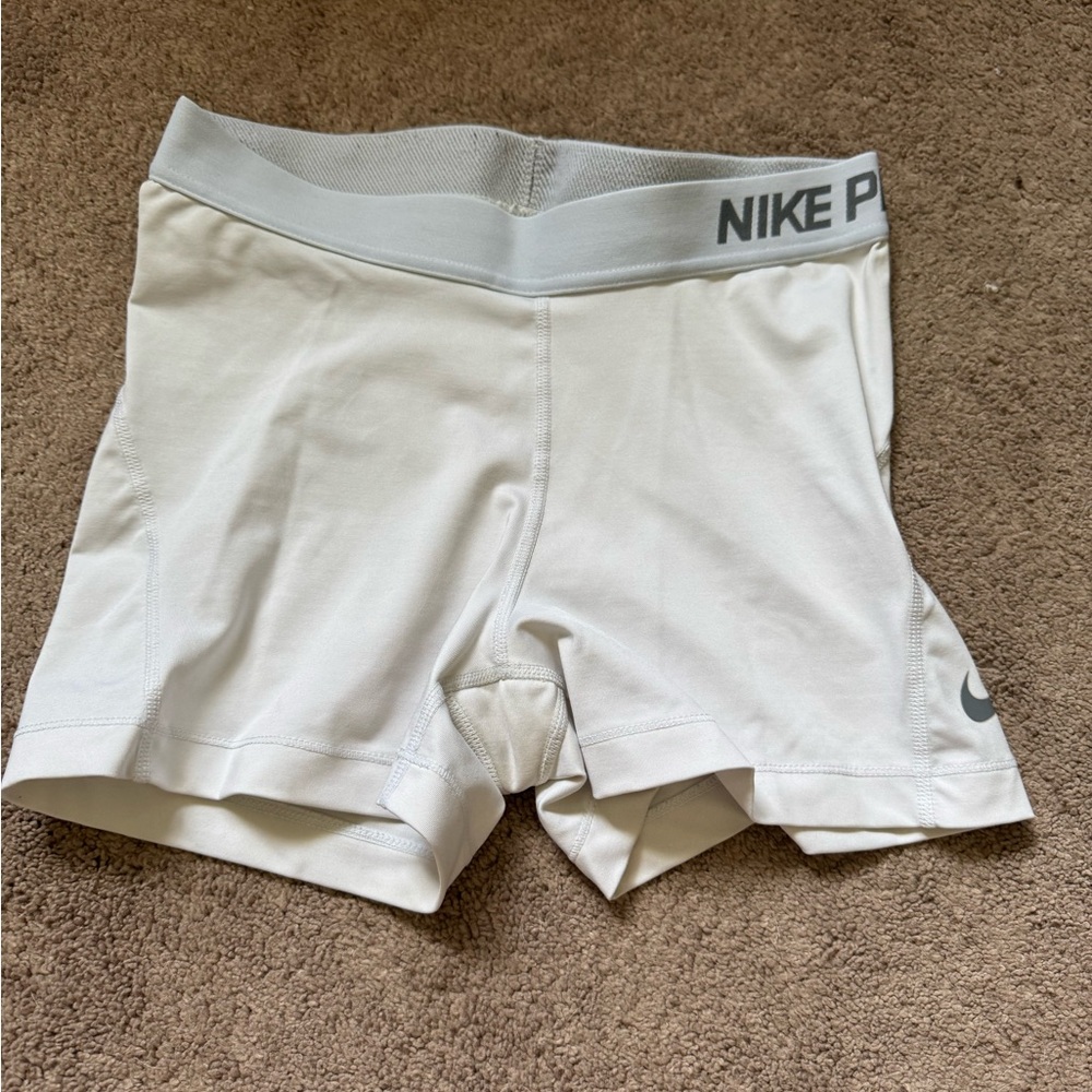 Nike Women's Athletic White Shorts